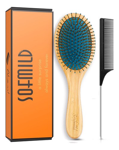 Sofmild Juego De Peines Y Cepillos Para El Cabello Con Palet