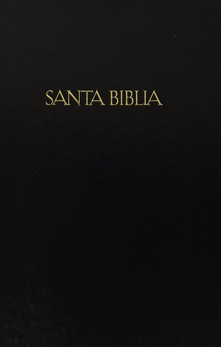 Libro: Biblia Bilingüe Rvr, Letra Grande, Negro, Tapa Dura |