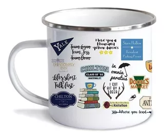 Taza Gilmore Girls Objetos De Peltre (10oz=300ml)