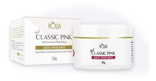 Gel Classic Pink 24g Volia Original Nota Fiscal