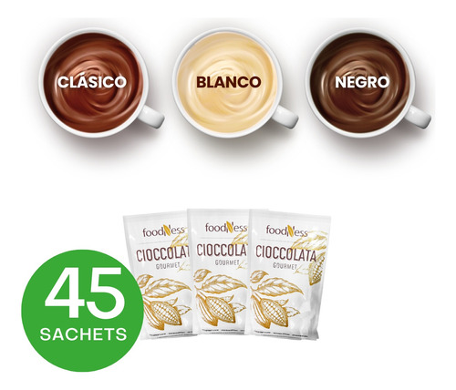 Chocolate Caliente - Mix Trilogía Clásica 45 Sachets