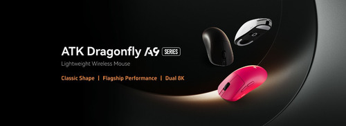 Atk Dragonfly A9 Plus Starlight Inalámbrico Blanco 1k