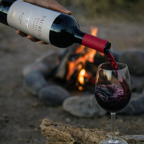 Imagen 3 de 10 de Vino Saurus Select Malbec Caja X 6 X 750ml.