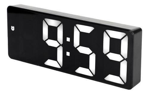 Reloj Despertador Con Espejo Led, Mesa Digital Electrónica U