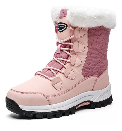 Nuevas Botas De Nieve De Invierno Impermeables Y Cálidas Par