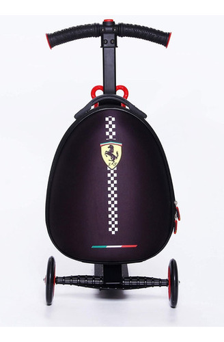 Ferrari Kids Scooter Equipaje, Negro