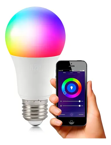 comprar Lampara Led Rgb 12w Smart Wifi Celular Lampara led bulbo WIFI y Bluetooth Rosca E27