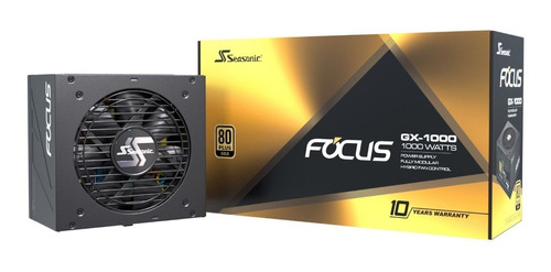 Imagen 1 de 10 de Fuente 1000w Seasonic Focus Gx-1000 80+ Gold