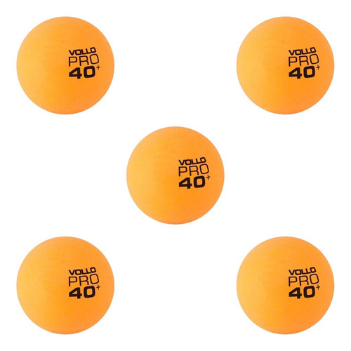 5 Bolas De Tenis De Mesa Vollo 40mm