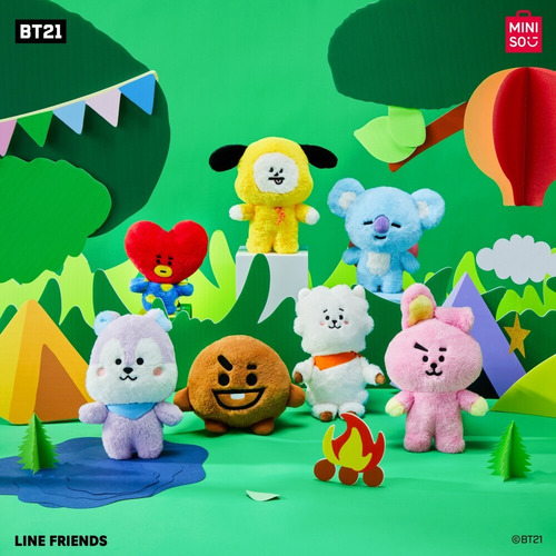Bt21 Chimmy 23cm Peluche Universtar Line Friends Bts Miniso