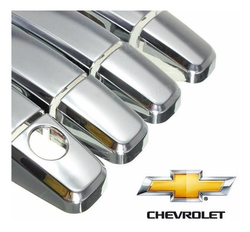 Imagen 2 de 6 de Manillas Cromadas Para Chevrolet Aveo Lt Ls