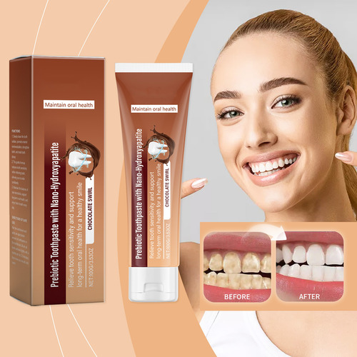 D Creme Dental Branqueador Com Sabor De Chocolate Embranquec
