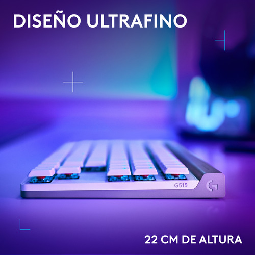 Teclado Inalámbrico Logitech G515 Lightspeed Tkl Blanco