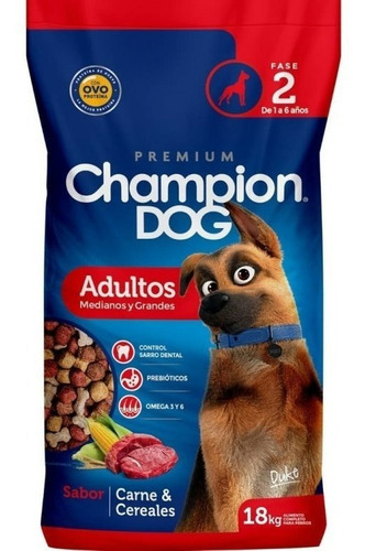 Champion Dog Adulto 18 Kg Solo ( R.m