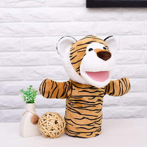 Dibujos Animados De Animales De Tigre Mano Títere Bebé