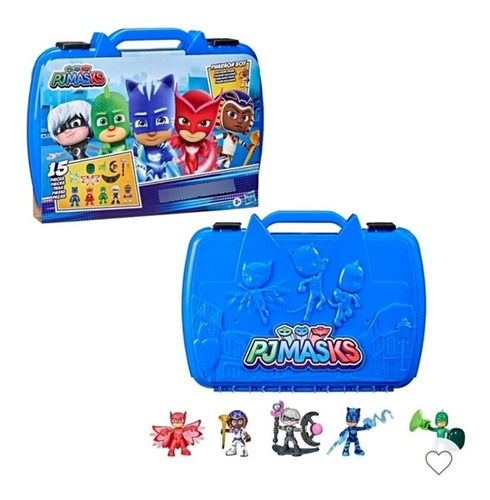 Maletín Pjmask Hasbro 15 Piezas Figuras De Acción