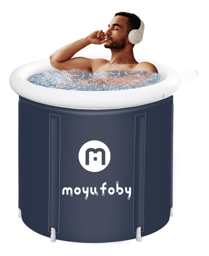 Tina De Baño De Hielo Moyufoby Plegable 74.93 Cm Azul