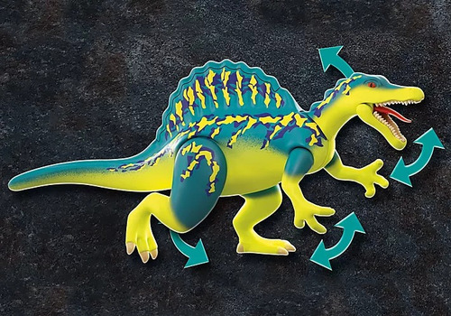 Juego Playmobil Dino Rise Spinosaurus Doble Poder De Defensa Cantidad de piezas 46
