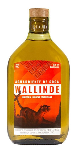 Aguardiente Wallinde, Coca Nasa - mL a $85