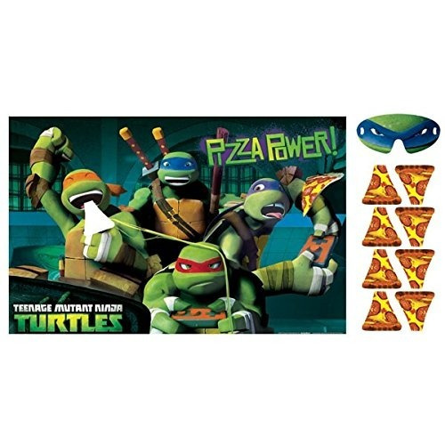 Party Game, Party Favor Pongale La Pizza A Tortugas Ninja !!