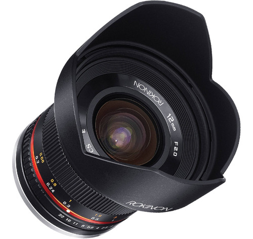 Rokinon 12mm F/2.0 Ncs Cs Lente Para Canon Ef-m Mount (black