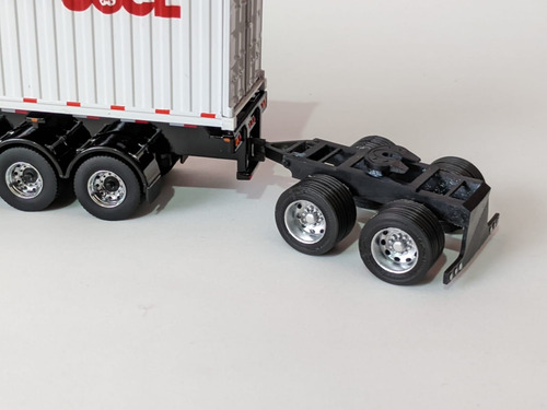 Dolly Miniatura Para Hacer Remolques Full Escala 1/64 Negro