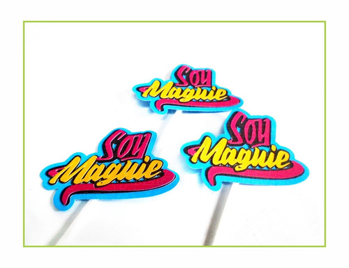 Cupcake Topper Soy Luna Premium Ponque Candybar 24und