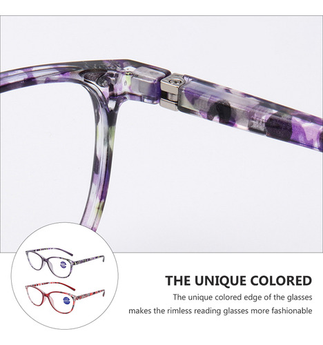 Gafas De Lectura Blue Light Para Computadora, Primavera, 2 U