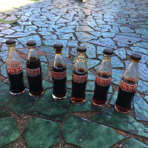 Cajoncito Botellas Coca Cola Retro Publicidad - Miniaturas Coca-cola (Usado)