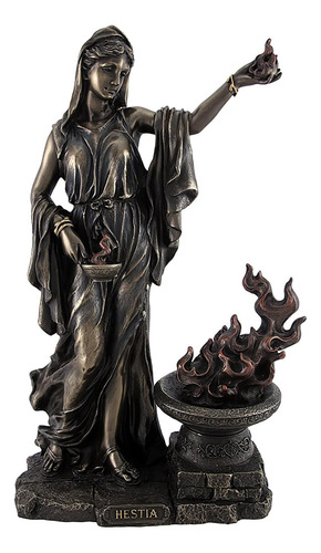 Veronese Design Diosa Griega Hestia Estatua De Bronce Roman
