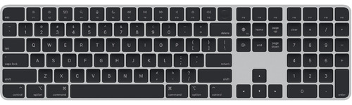 Teclado gamer Apple Magic Keyboard con teclado numérico QWERTY inglês US cor cinza-espacial