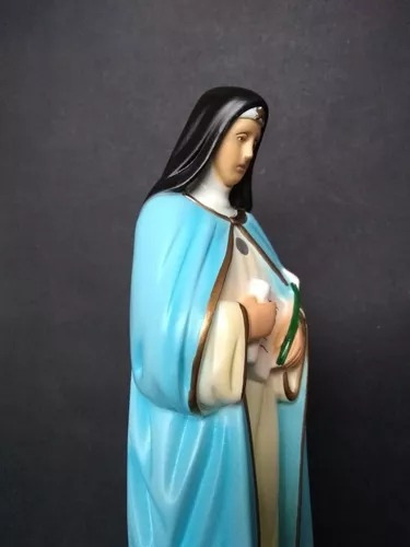Imagem De Santa Beatriz 26 Cm Beatriz Da Silva Cor Pintura A Mão