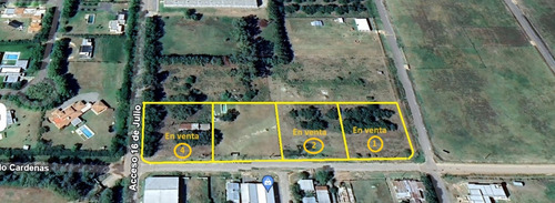 Lotes En Acceso 16 De Julio Y Cardenas