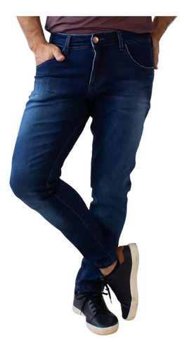 Calça Jeans Barra Justa Masculina Super Skinny Anticorpus