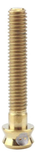 2 Tornillos De Titanio Para Columna De Bicicleta M6x35mm