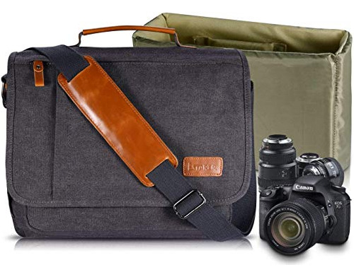 Camera Messenger Bag Cámaras Digitales Slr / Dslr Lapt...