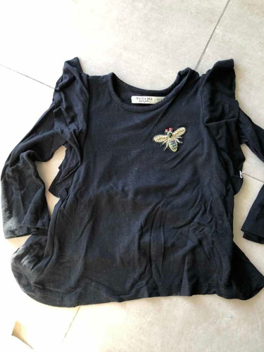 Remera Wanama Niña Negro