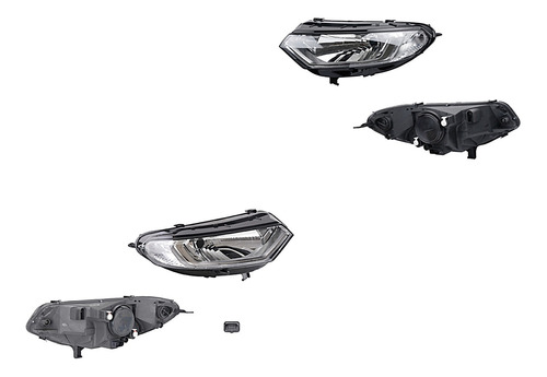 2 Faros Delanteros Depo Ford Ecosport Del 2013 Al 2017