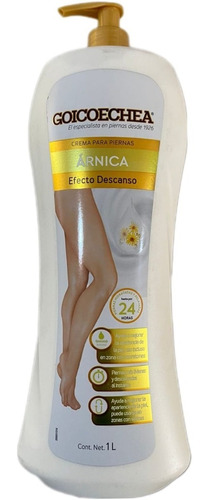 Crema Para Piernas Goicoechea Árnica Efecto Calmante 1 Litro