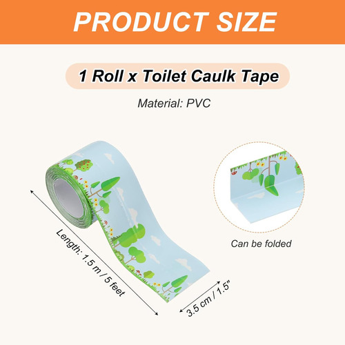 Cinta De Calafateo Impermeable Autoadhesiva De Pvc 1.5 X 5'