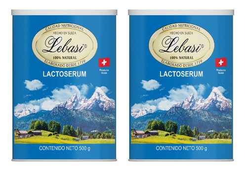 Lebasi Lactoserum Suizo 500 Gr 2 Pack