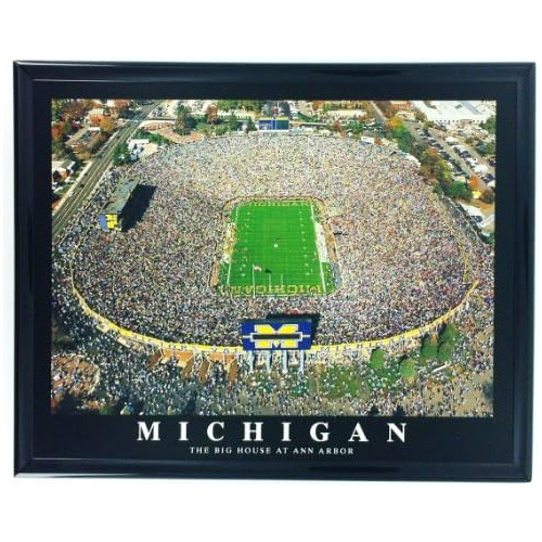 University Of Michigan Wolverines Big House At Ann Arbo...