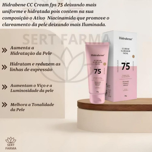 Sabonete Facial Vit C + Protetor Clareador Facial Fps75 Momento De Aplicação Dia/noite Tipo De Pele Todo Tipo De Pele