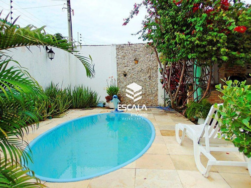 Imagem 5 de 30 de Casa Duplex 4 Quartos À Venda, 211m², 4 Vagas, Piscina - Papicu- Fortaleza/ce - Ca0239