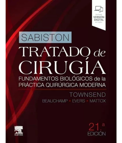 Libro Tratado De Cirugía De Sabiston 21