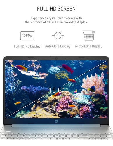 Laptop Hp De 15,6 Pulgadas, Gráficos Intel Iris Xe, Procesad