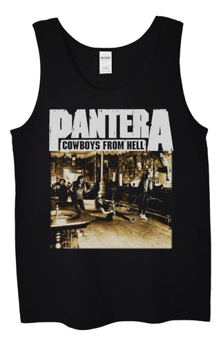 Polera Musculosa Pantera Cowboys From Hell Metal Abominatron