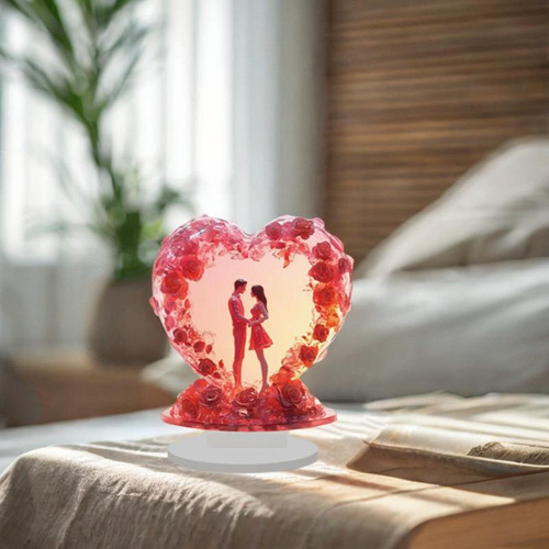 Letrero De Mesa Con Forma De Corazón Compatible Con San