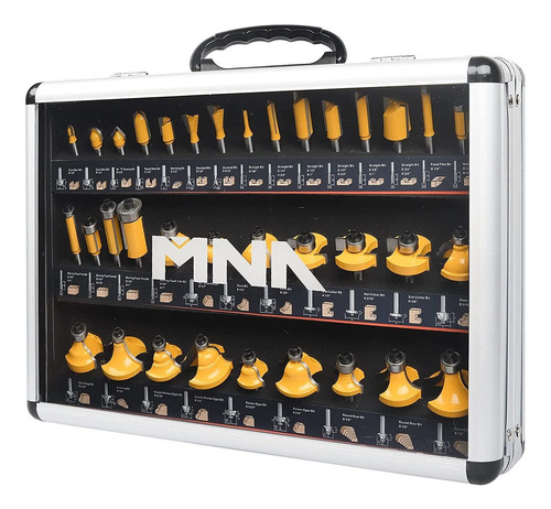 Juego De 35 Brocas Mna Router Bits, 35 Piezas, Mango Rout De