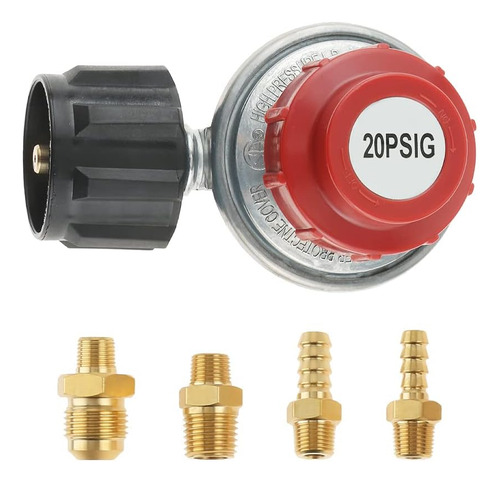 Válvula Reguladora De Propano Qcc1 0-20psi, Válvula De Conec